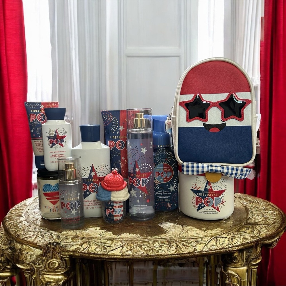 Bath & Body Works Firecracker Pop Collection with Backpack